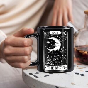 Gououoii Cat Tarot Card Witchy Coffee Mug Gifts for Women